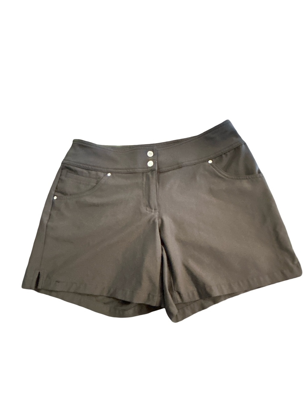 Slazenger Golf Athletic Shorts Black Women's Size 2 Activewear Elastic Waist